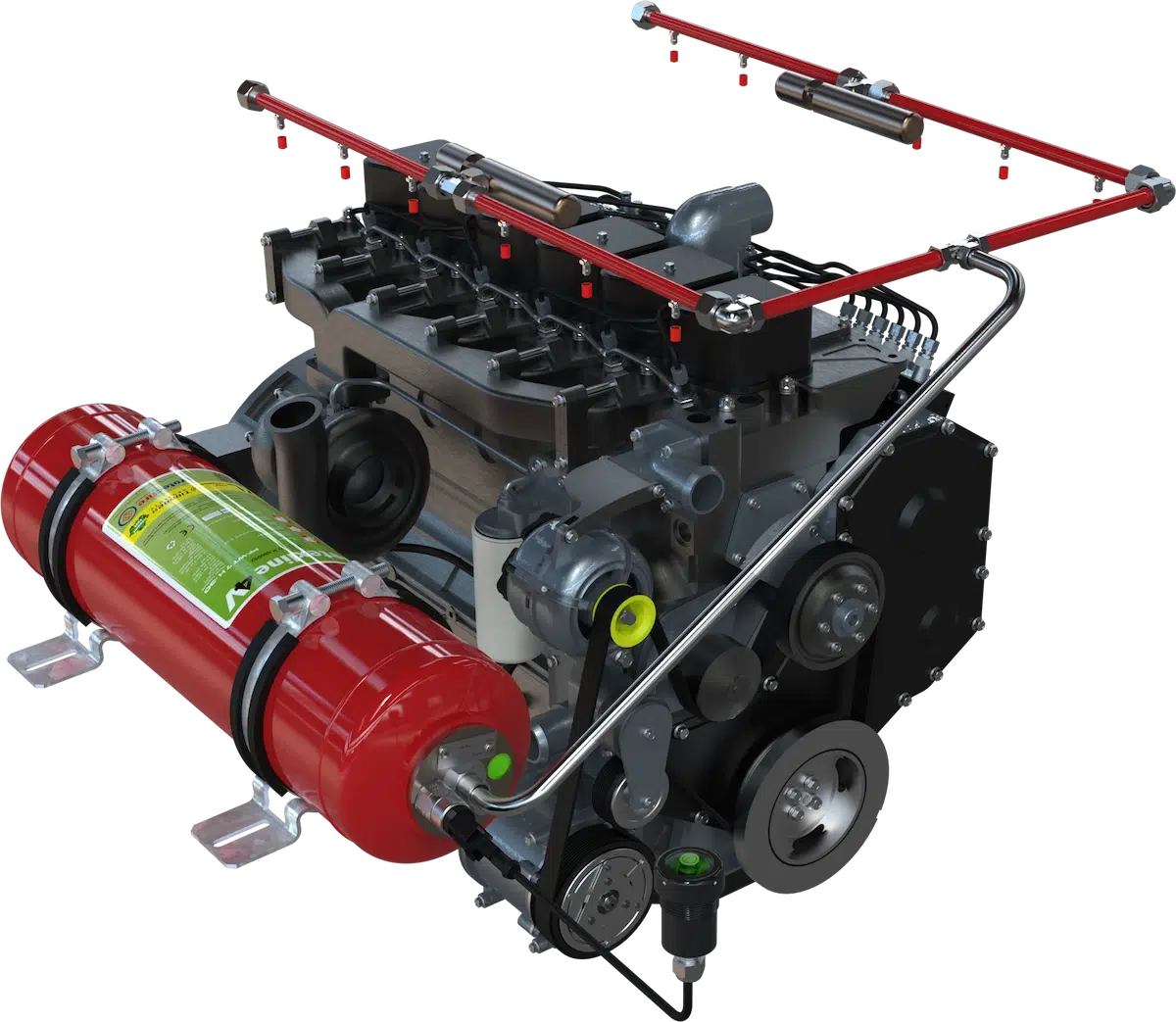 Prtecfire detexline V4 system pour les autocars et les engins 