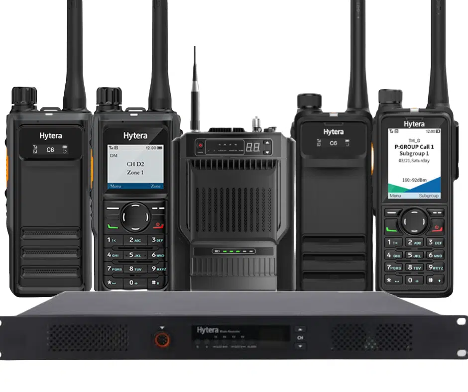 Talkies-walkies professionnels Hytera pour le BTP, l'hôtellerie, la sécurité et l'industrie
